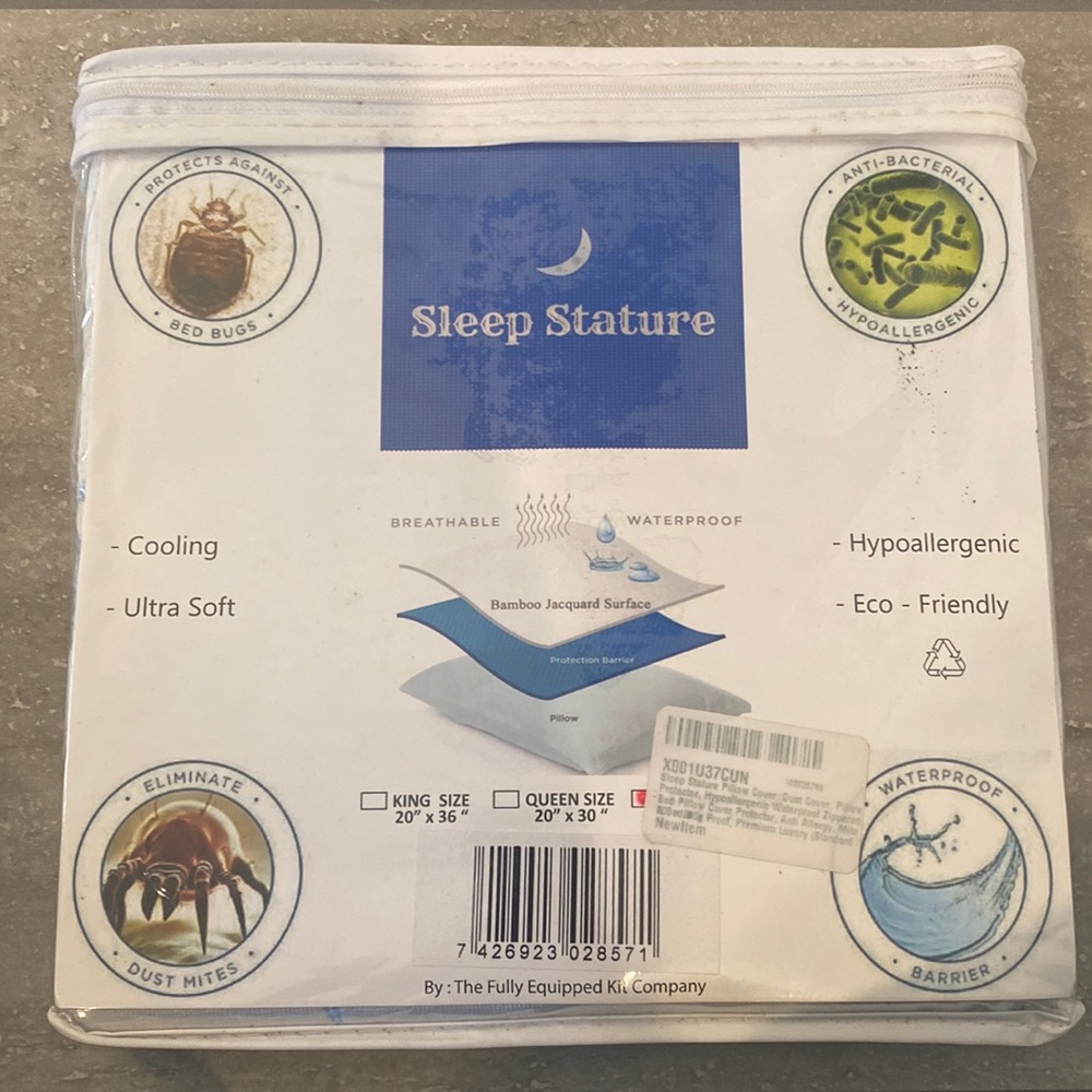 Sleep Stature Pillow Cover